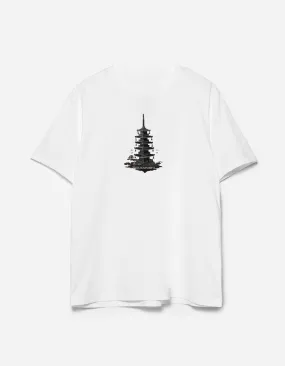 1384 Bonsai Temple T-Shirt White