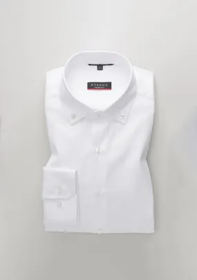 1863 By Eterna Modern Fit Twill Shirt, White