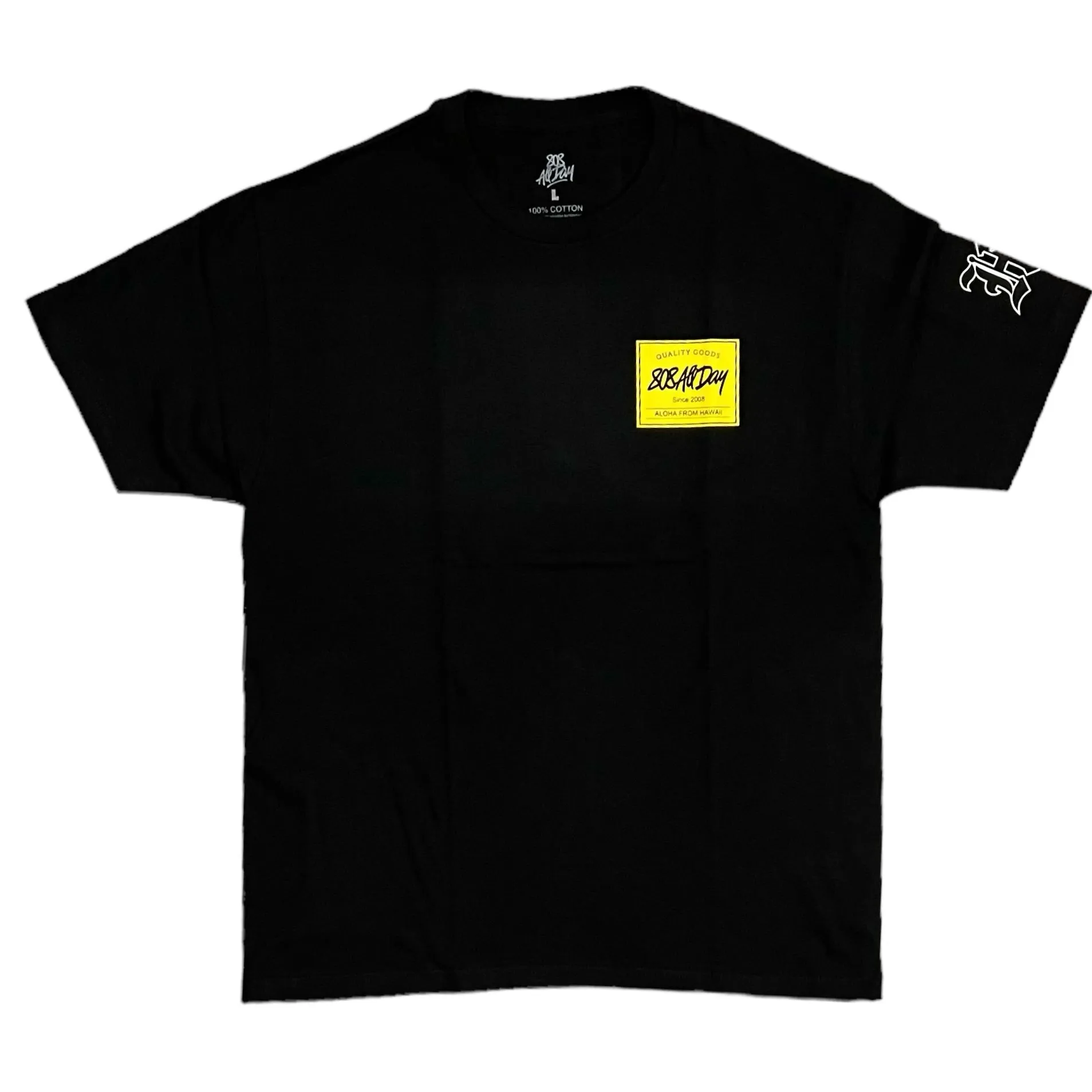 808ALLDAY Black Trademark T Shirt