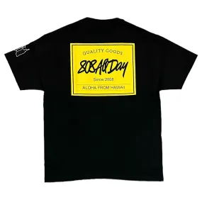 808ALLDAY Black Trademark T Shirt