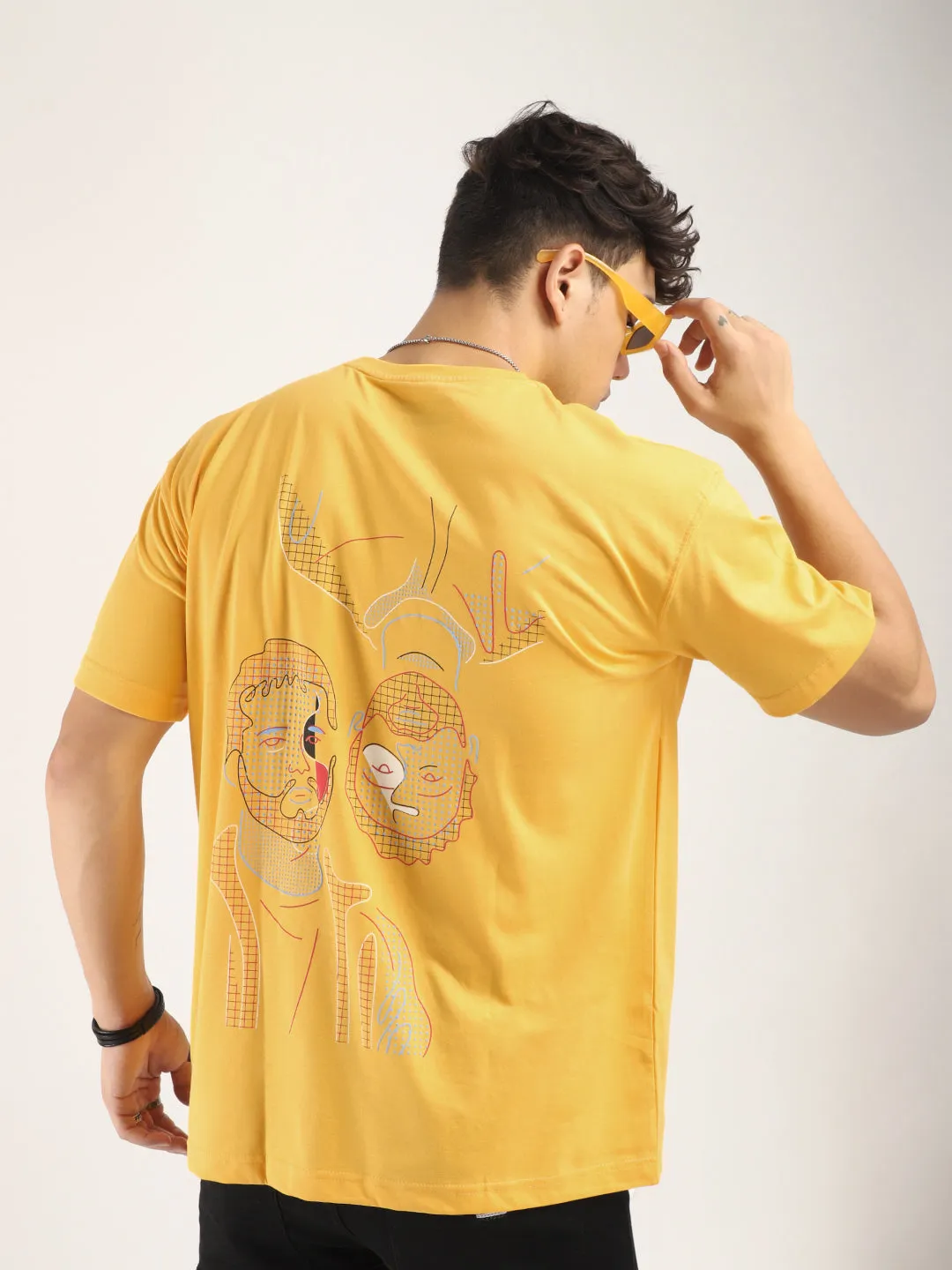 Aura Yellow Oversized T-Shirt