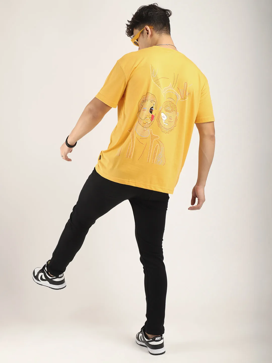 Aura Yellow Oversized T-Shirt