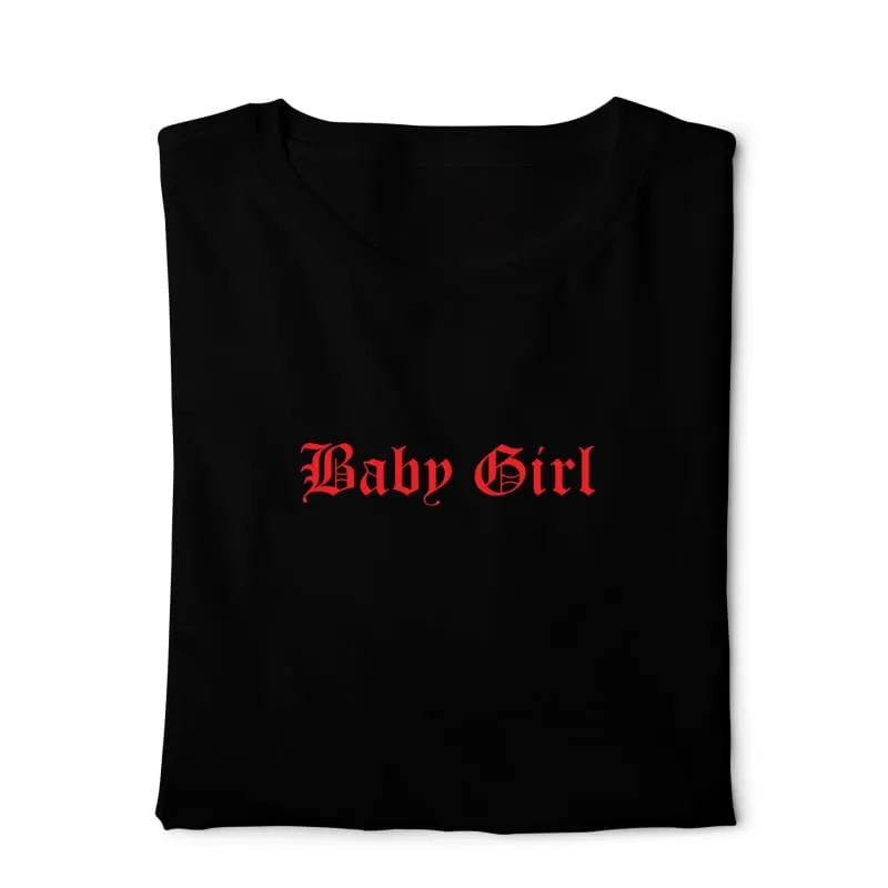 Baby Girl - Digital Graphics Basic T-shirt Black