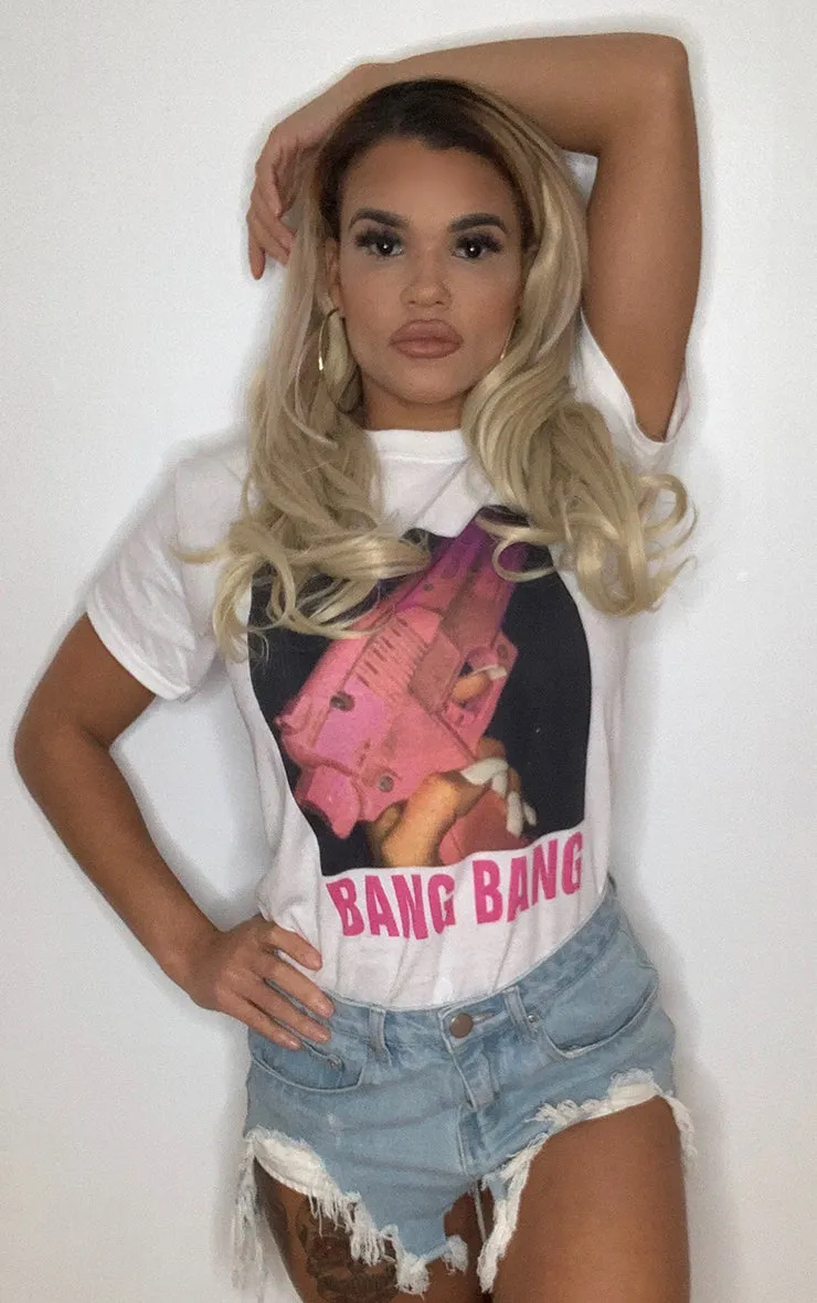 Bang Bang White T-Shirt