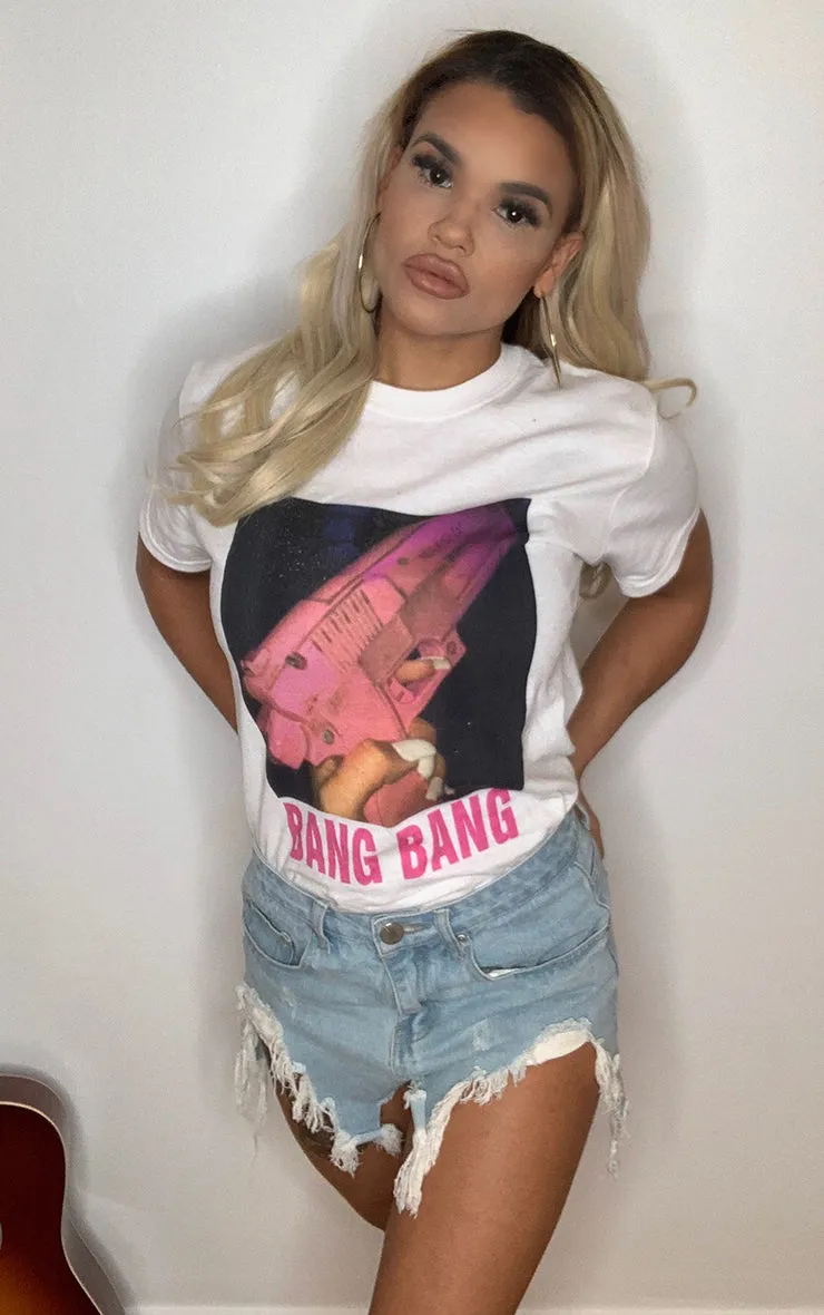 Bang Bang White T-Shirt