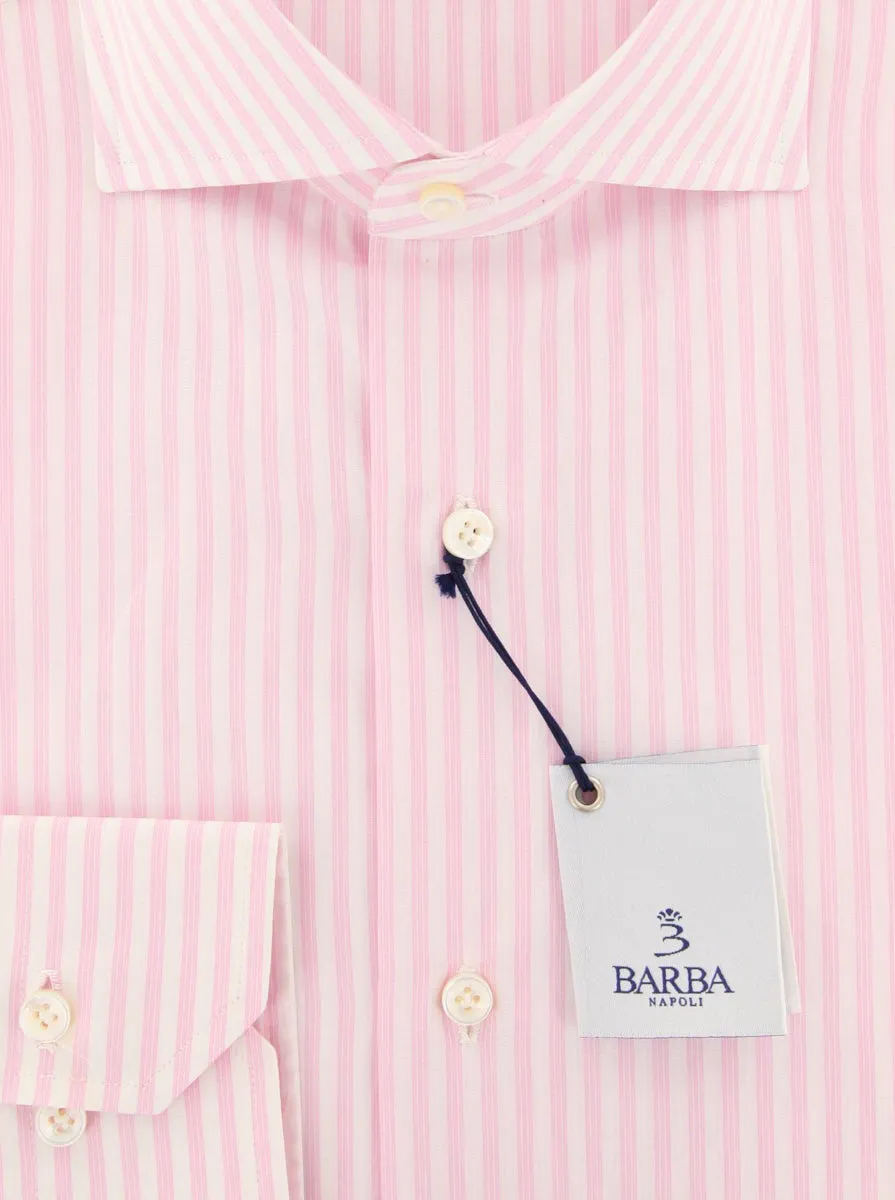 Barba Napoli Pink Shirt - Extra Slim