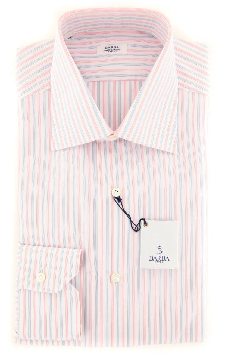 Barba Napoli Pink Shirt - Slim