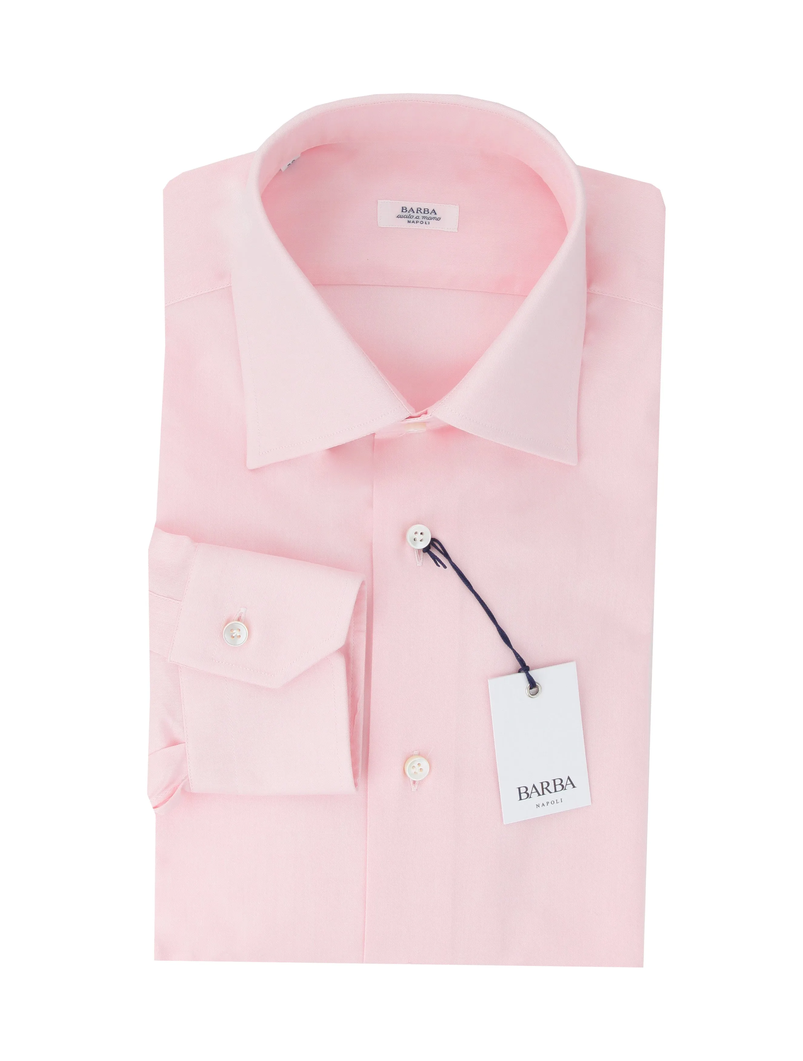 Barba Napoli Pink Shirt - Slim