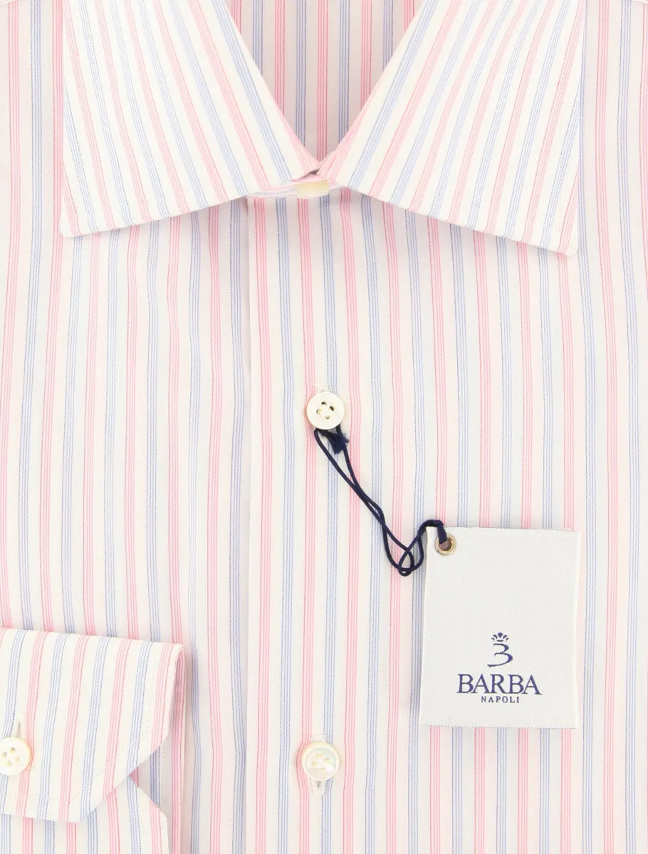 Barba Napoli Pink Shirt - Slim