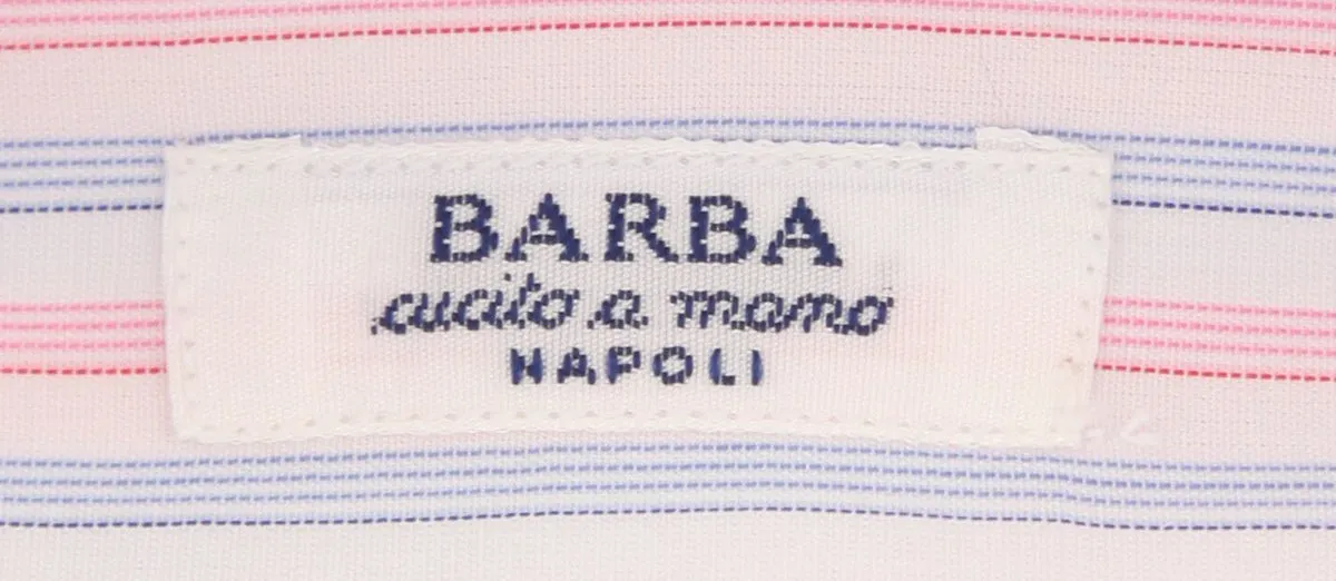 Barba Napoli Pink Shirt - Slim