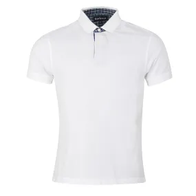 Barbour Dunbar Polo Shirt White