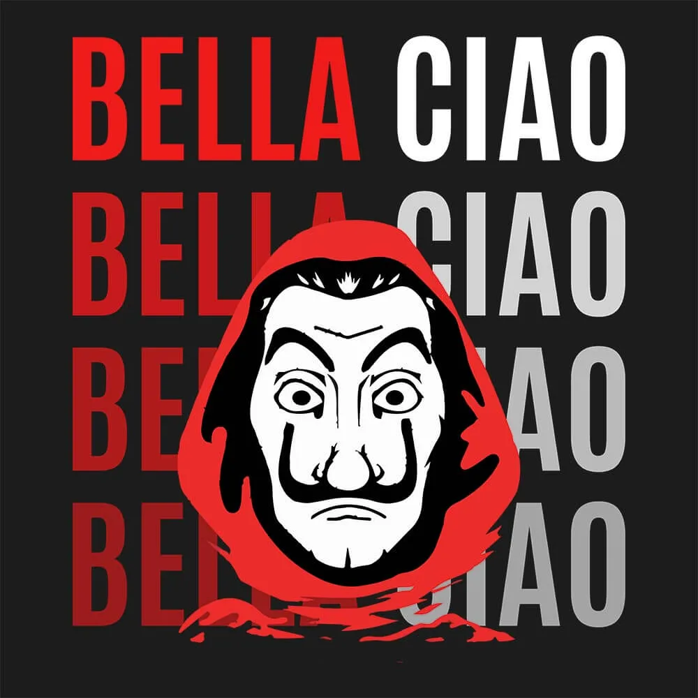 Bella Ciao Half Sleeve T-Shirt