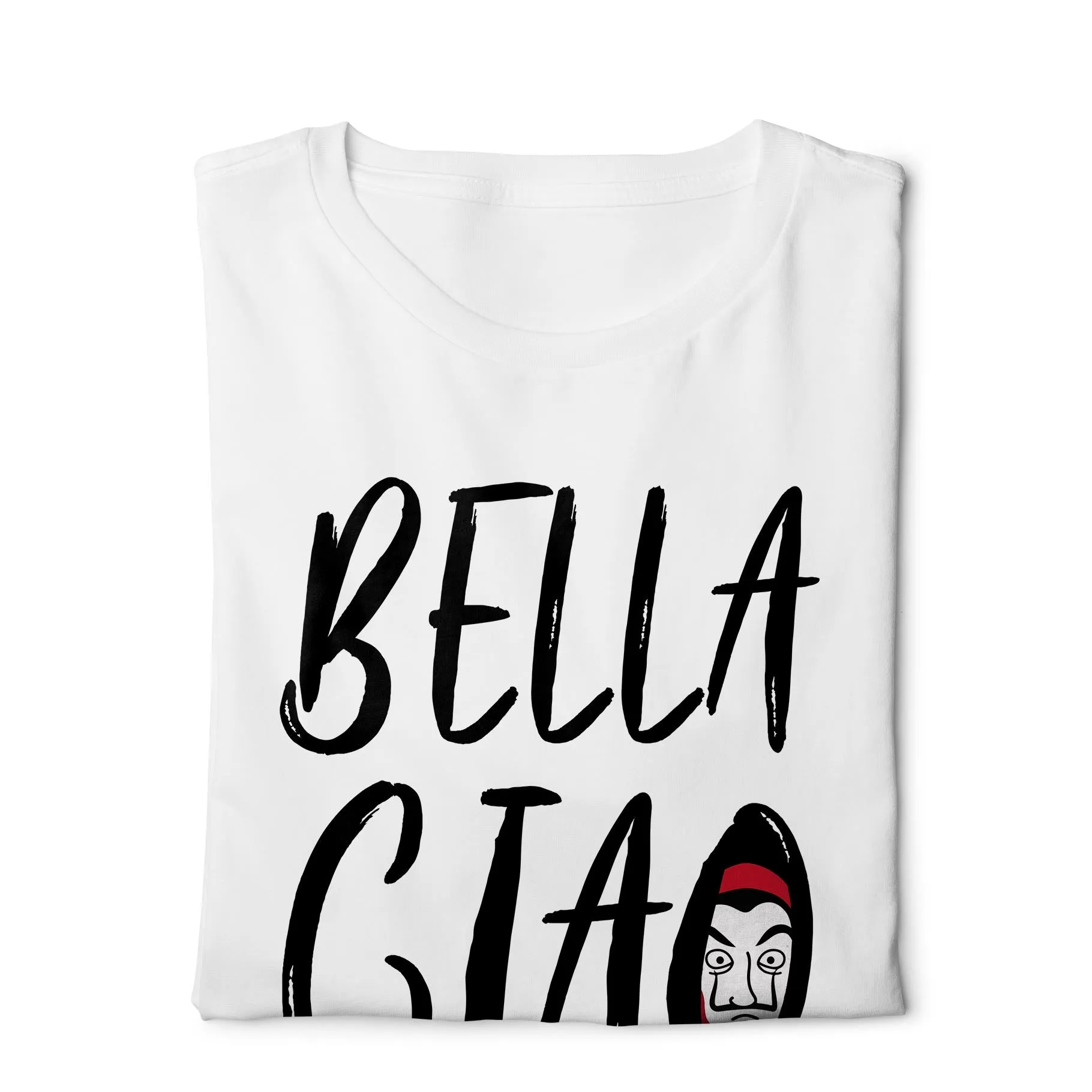 Bella Ciao La Casa De Papel - Digital Graphics Basic T-shirt White