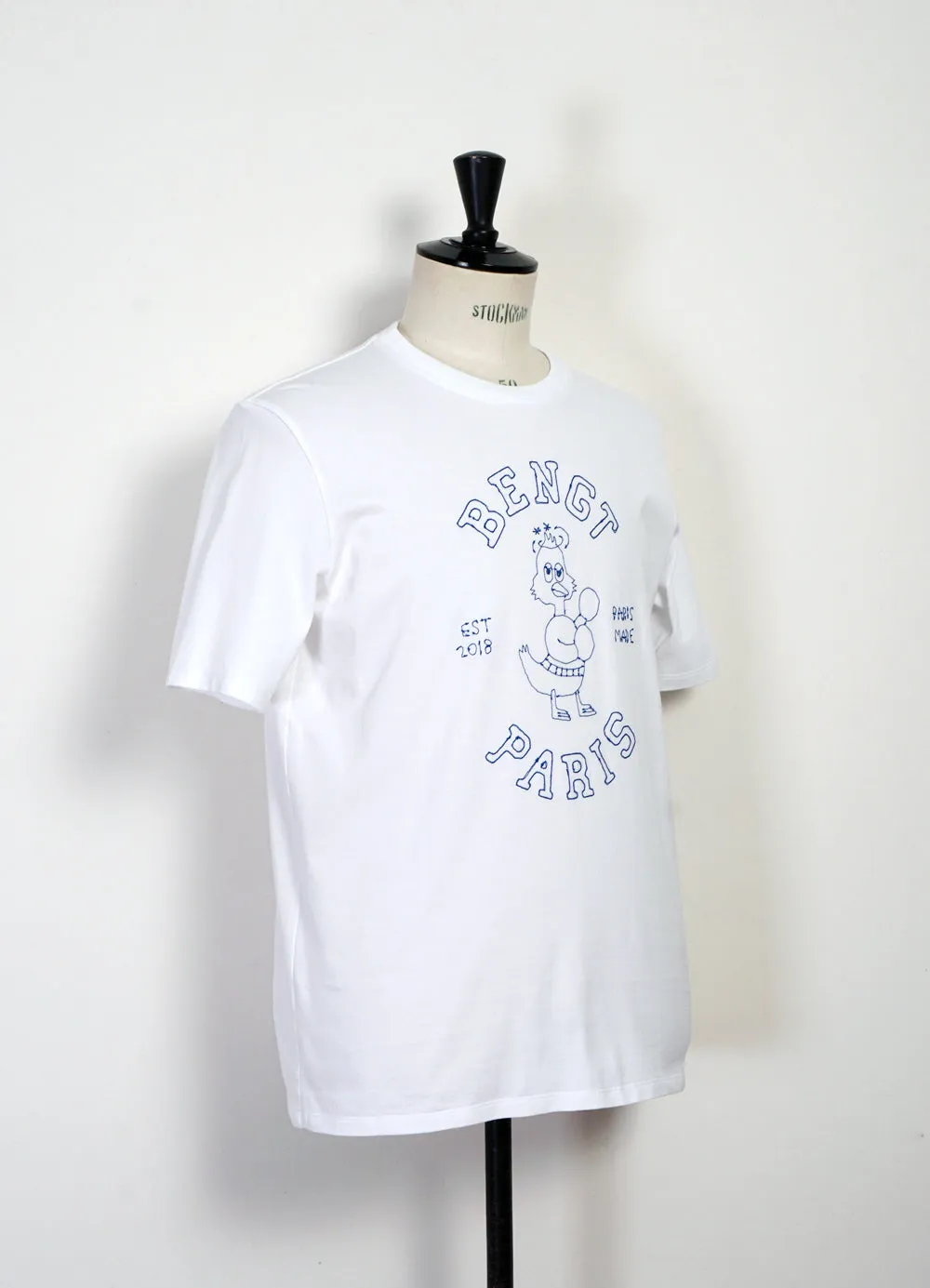 BOXER | Embroidered T-shirt | White