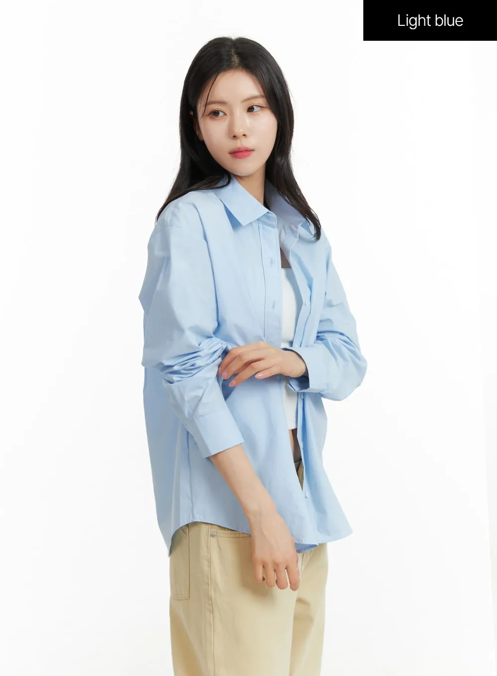 Buttoned Collar Shirt OF414