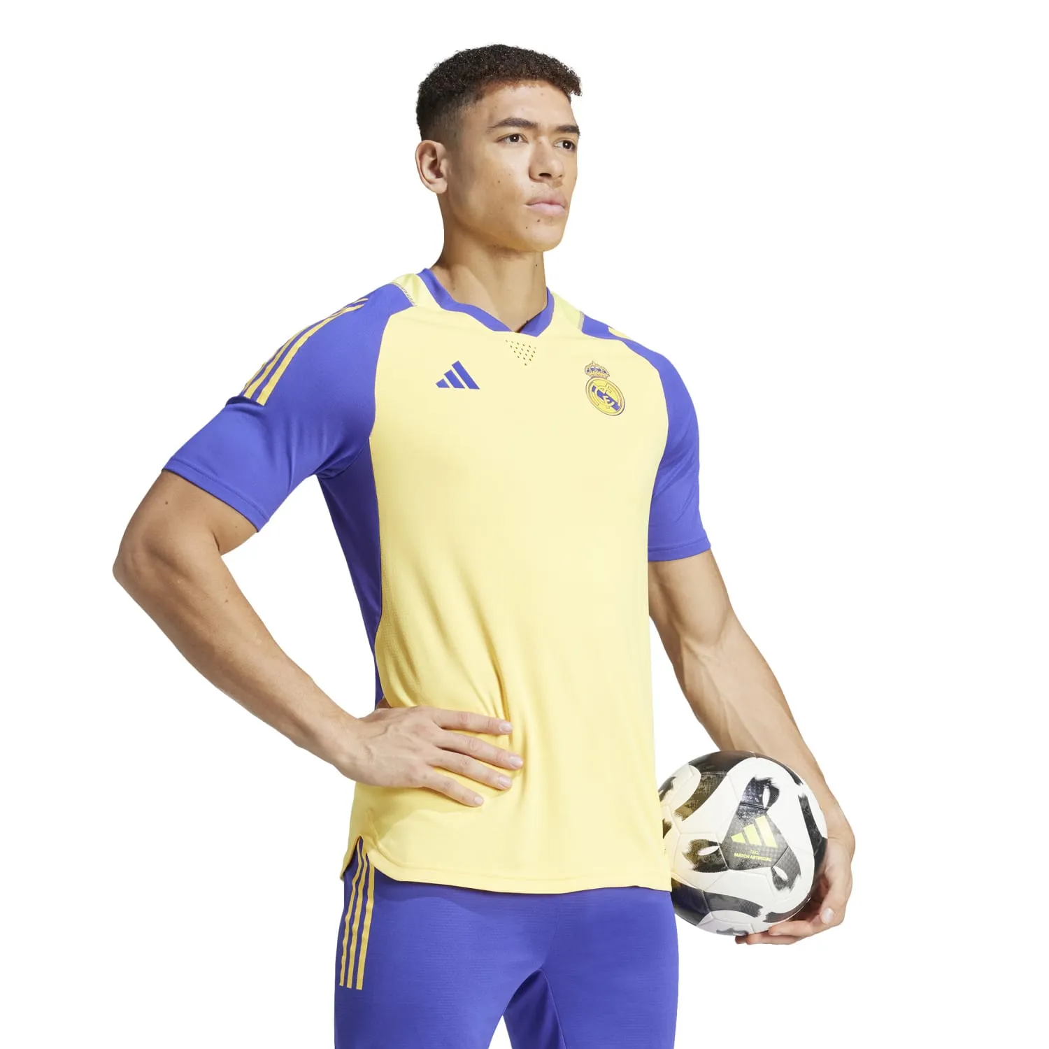 Camiseta Pro Hombre Entrenamiento Amarilla 23/24