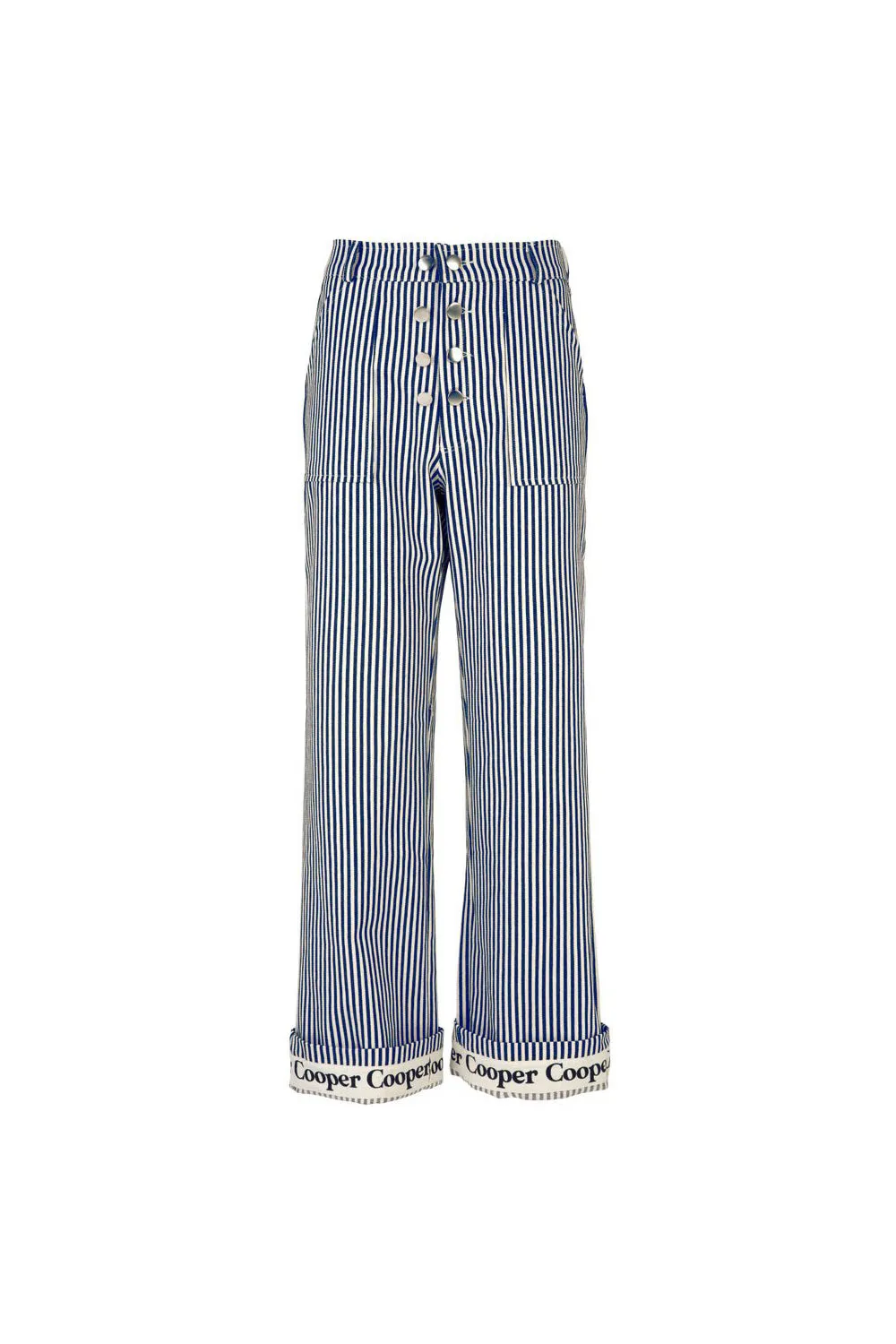 COOPER HOLD THE LINE TROUSER NAVY STRIPE