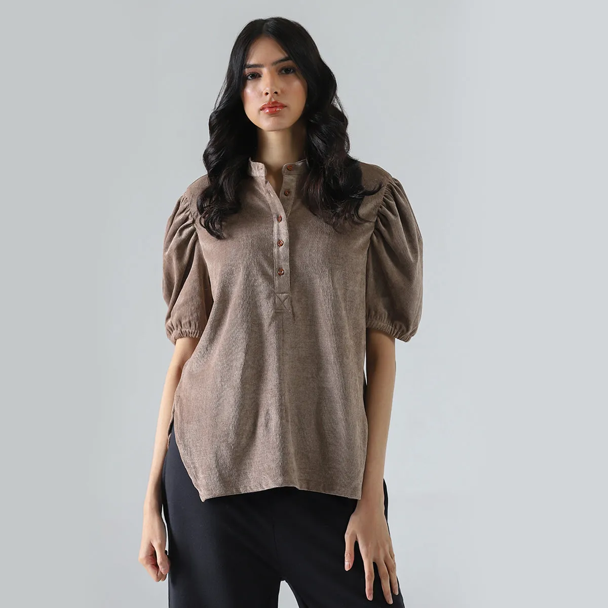 Corduroy Shirt-HWWF1422005