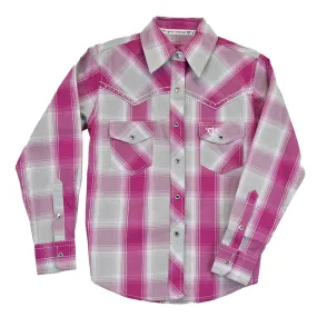 Cowgirl Hardware Toddler Girls' Plaid Snap Shirt