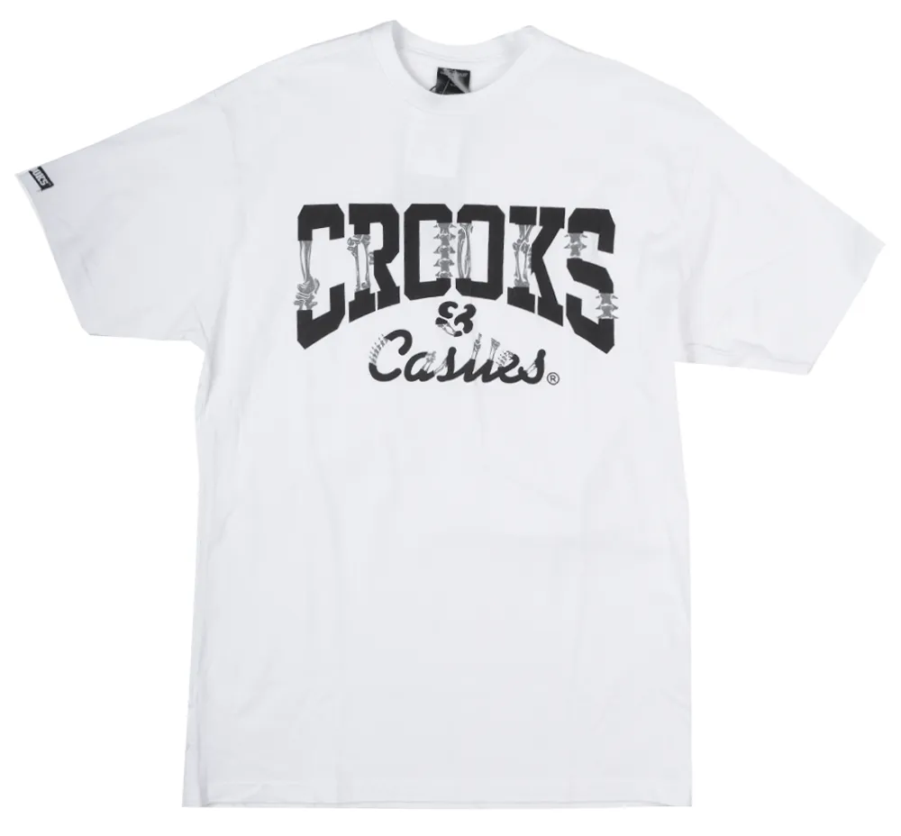 CROOKS & CASTLES GRAPHIC T-SHIRT WHITE - B2C80701