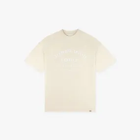 CROYEZ ATELIER T-SHIRT - BEIGE/WHITE