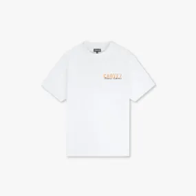 CROYEZ HARBOUR T-SHIRT - WHITE/ORANGE