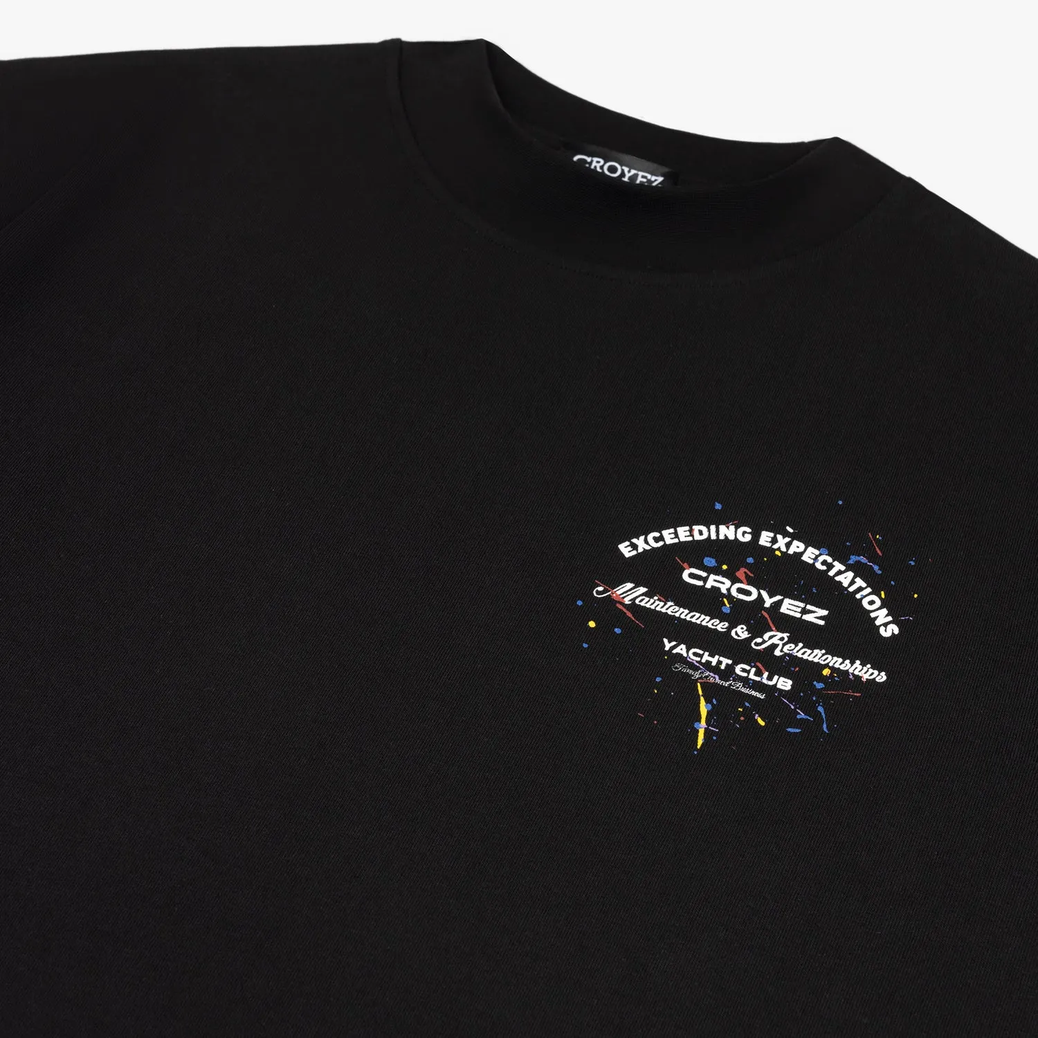 CROYEZ MAINTENANCE T-SHIRT - BLACK/WHITE