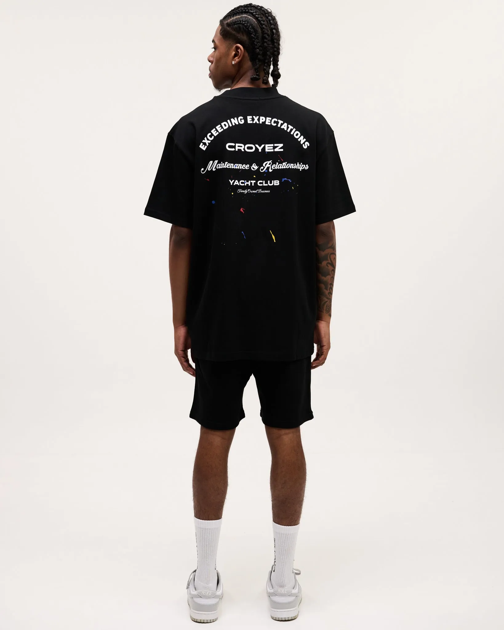 CROYEZ MAINTENANCE T-SHIRT - BLACK/WHITE