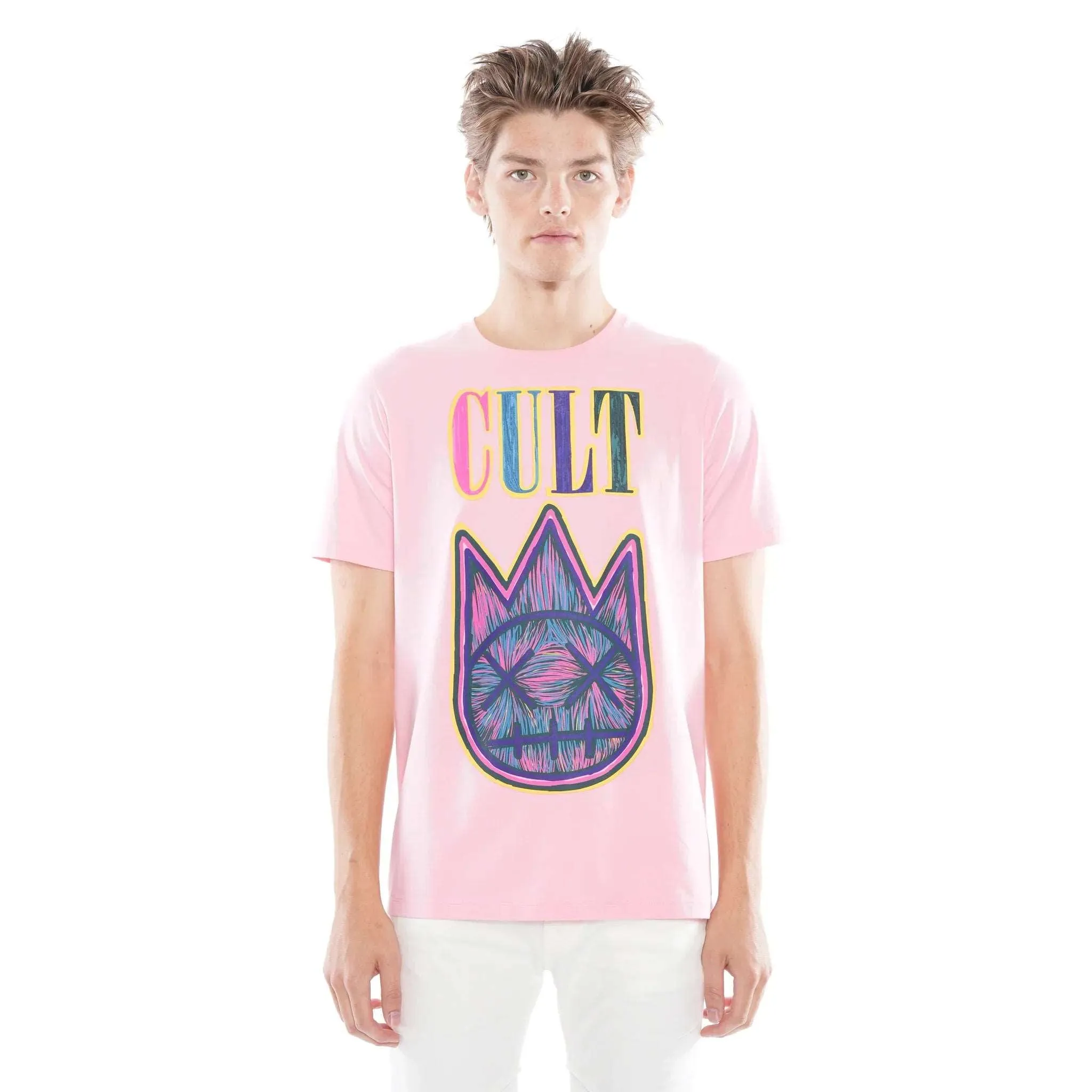 CULT OF INDIVIDUALITY SS PASTEL LOGO TEE