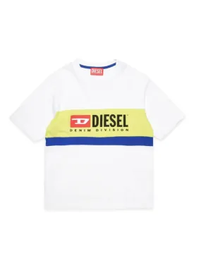 Diesel T-Shirt U Color Block White