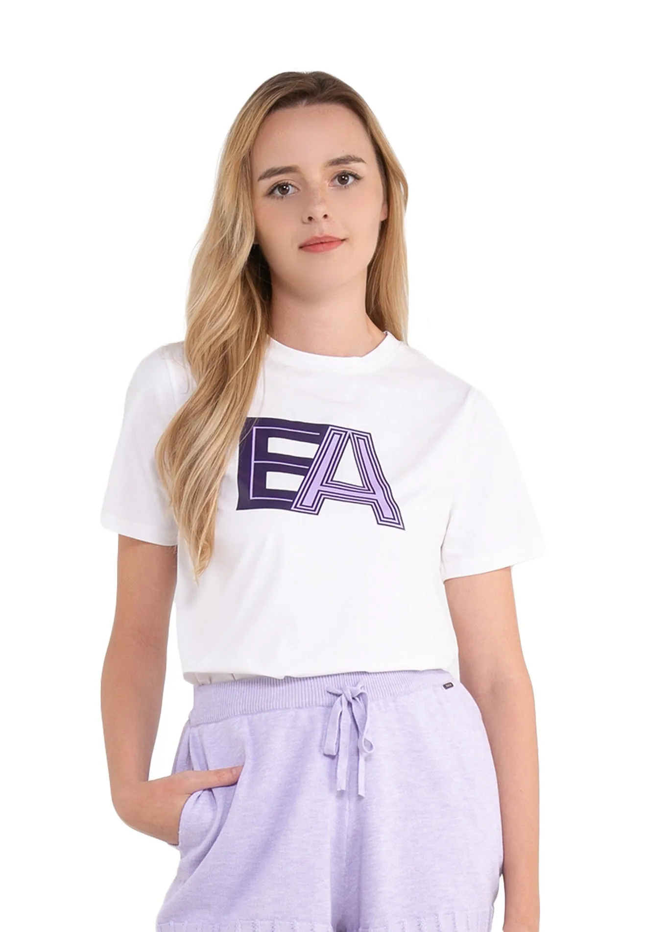 ELLE Active Logo Print Tee