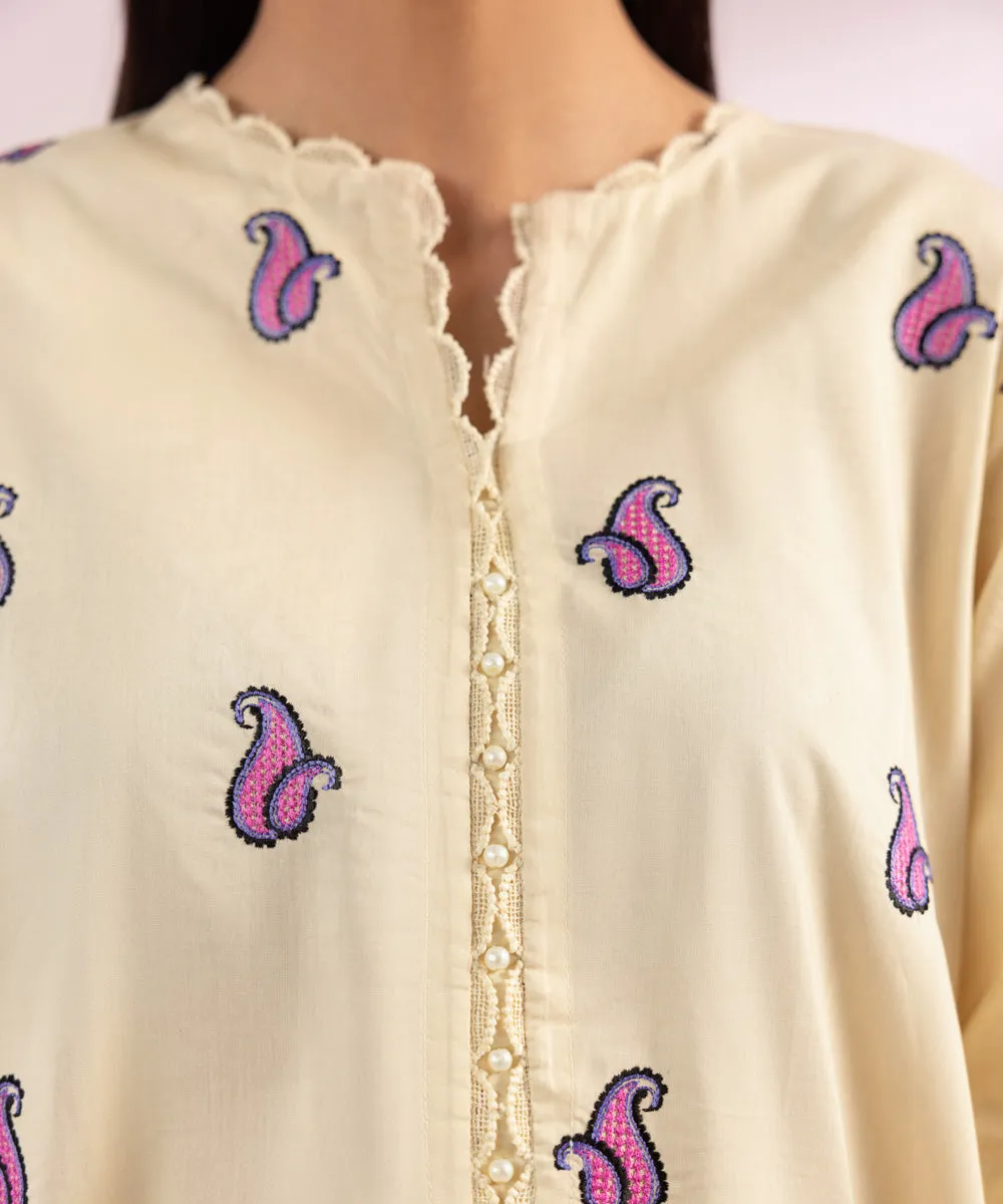 Embroidered Cotton Shirt