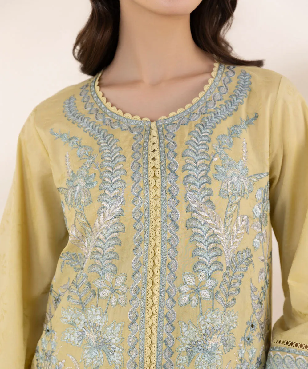 Embroidered Jacquard Shirt