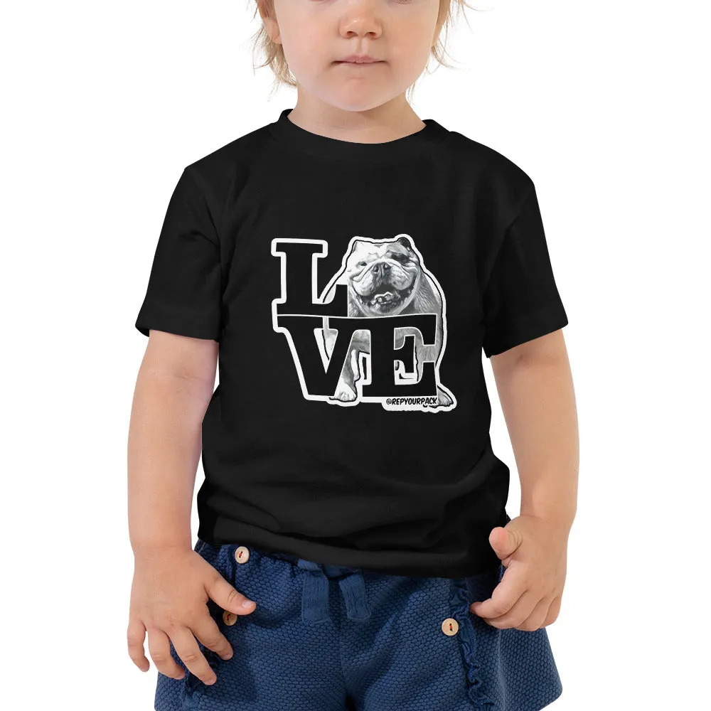 Fat George Love Toddler Short Sleeve Tee