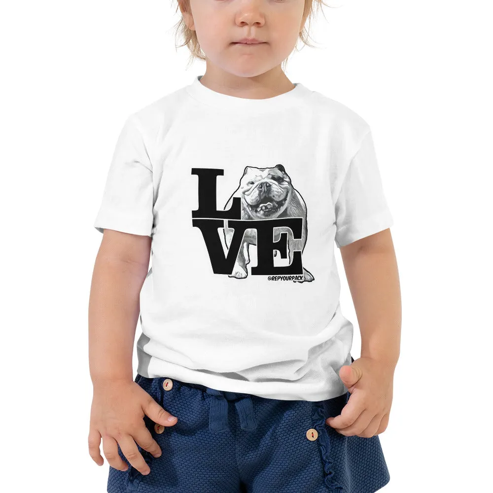 Fat George Love Toddler Short Sleeve Tee