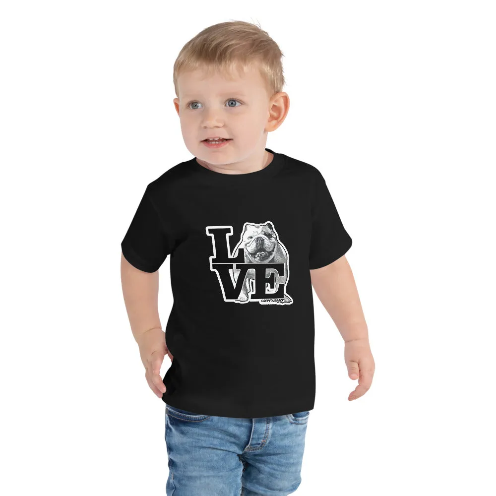 Fat George Love Toddler Short Sleeve Tee