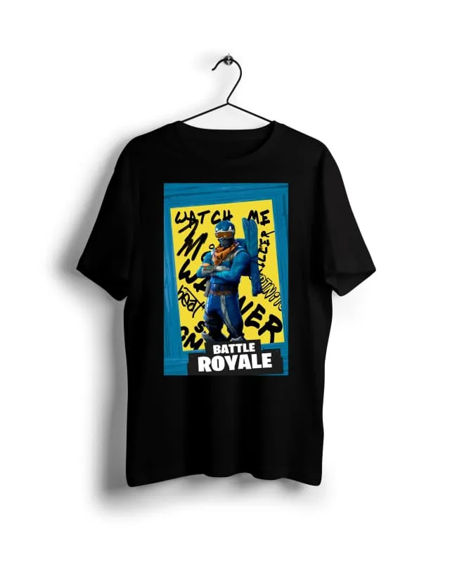 Fortnite  blue- Digital Graphics Basic T-shirt black