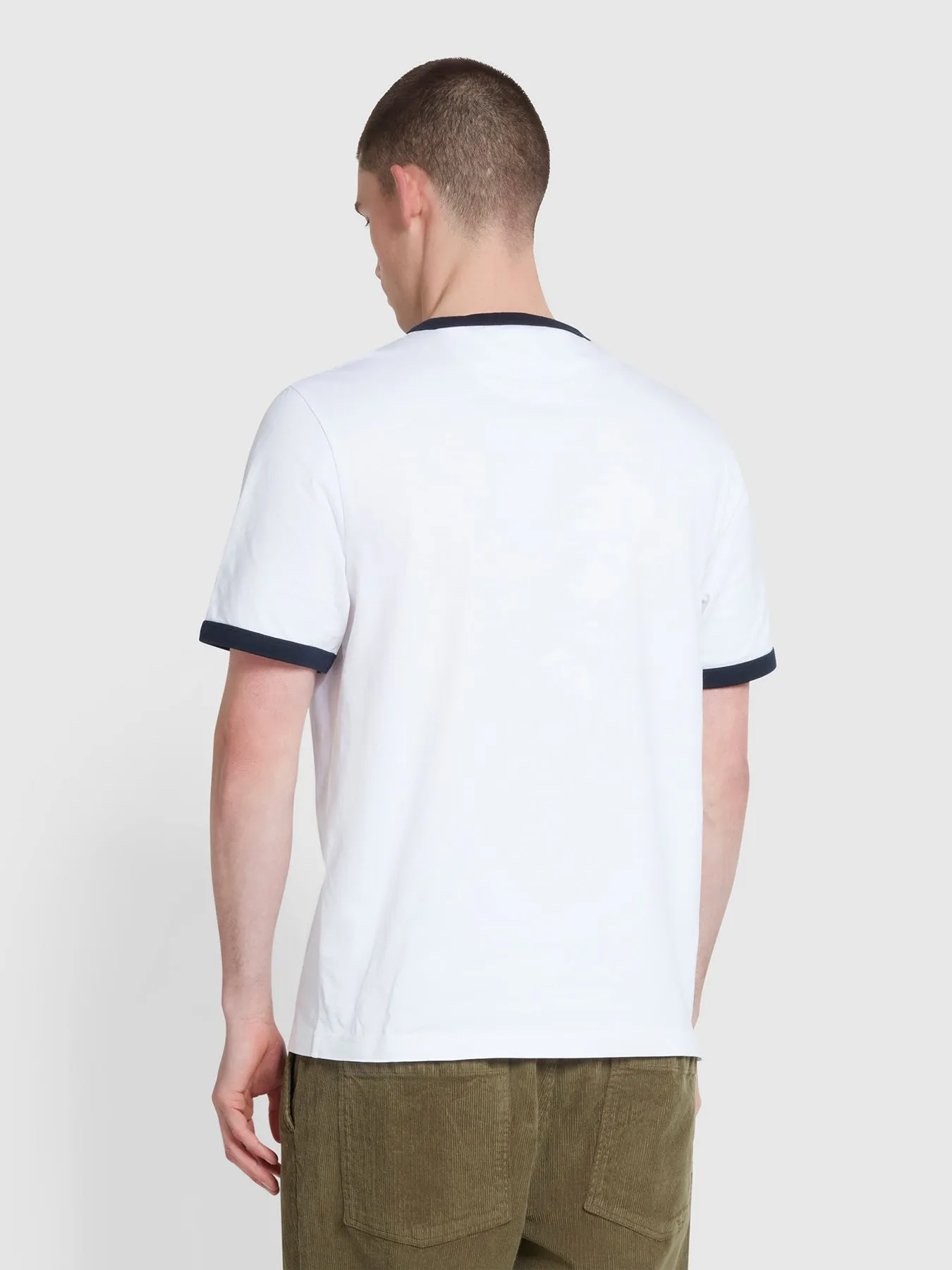 Groves Regular Fit T-Shirt In White