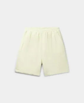 Icing Yellow Enzi Seersucker Shorts