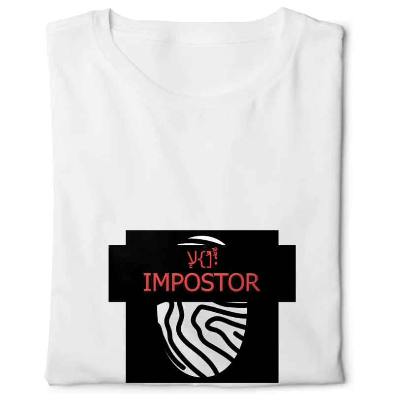 Impostor  -Digital Graphics Basic T-shirt White