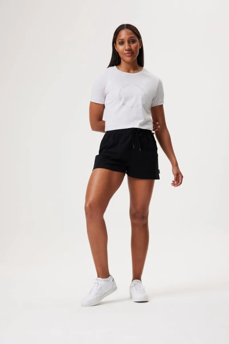 INSPORT WOMEN'S REMI SLIM WHITE CROP TEE