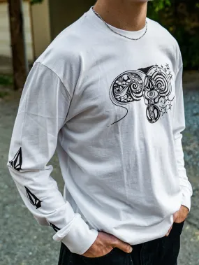 Jamie Lynn Featured Artist Long Sleeve Tee - White