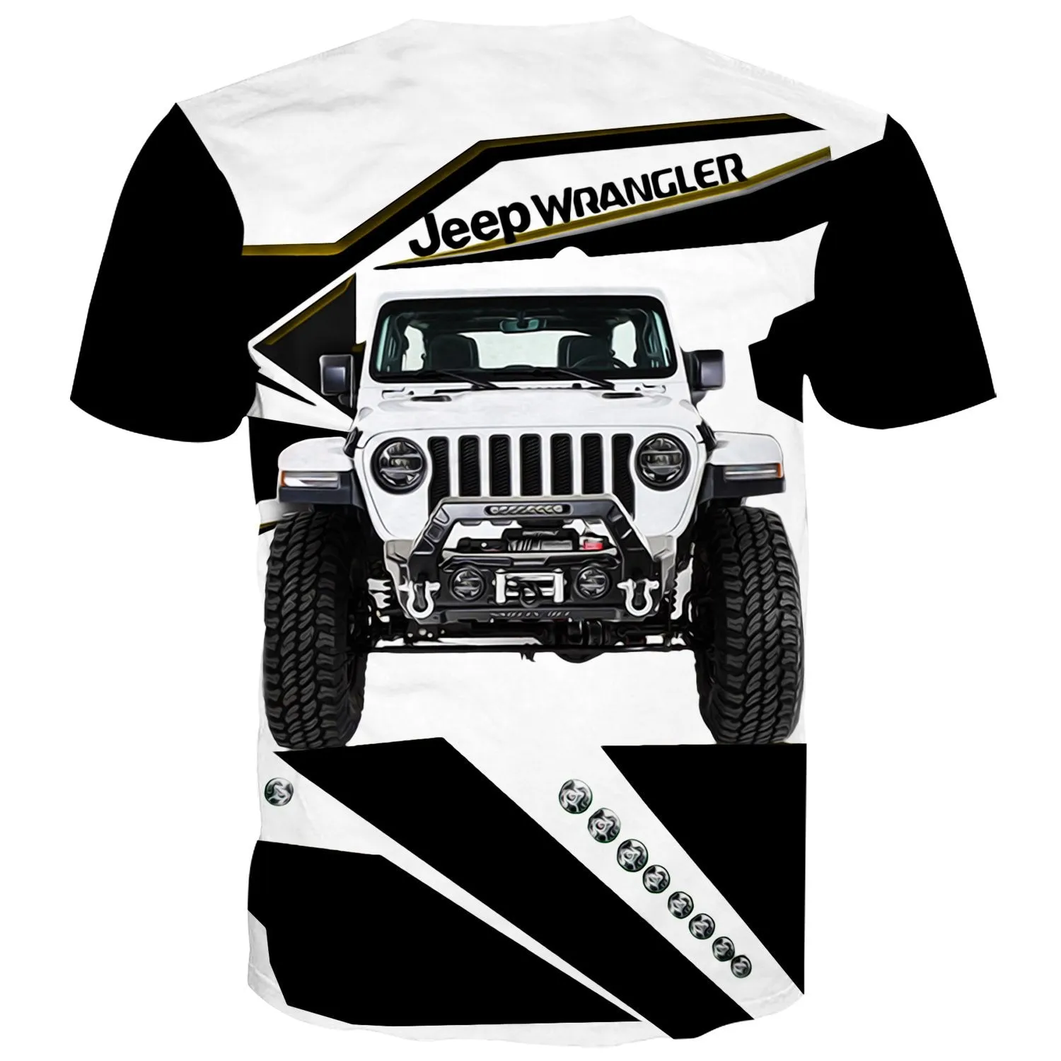 Jeep Wrangler White - T-Shirt