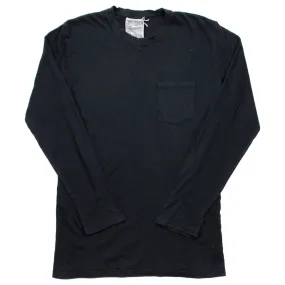 Jungmaven - Baja Pocket Hemp Long-Sleeved T-shirt 55/45 - Urban Black