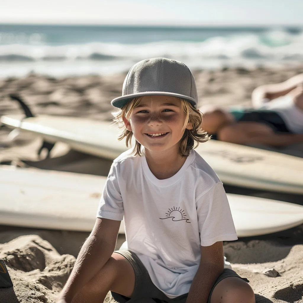 Kid's White Get Lost in Paradise Surf T-shirt