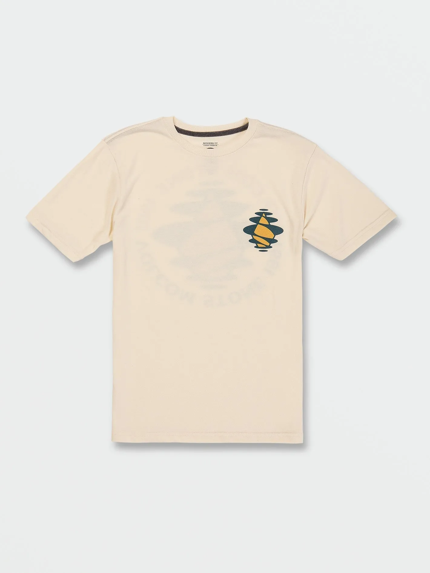 Little Boys Diffuser Short Sleeve Tee - Off White Heather