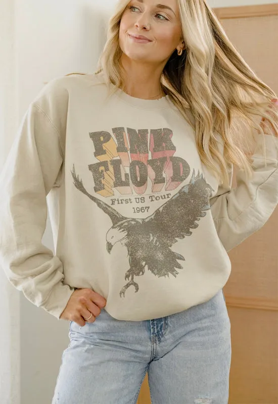 LivyLu - Pink Floyd Eagle Sweatshirt Sand