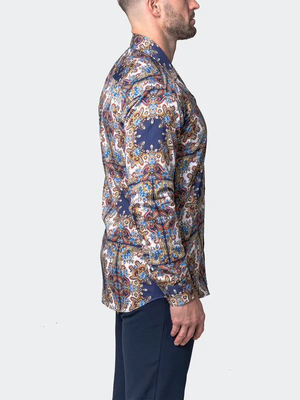 Maceoo Stretch Shirt | Archemedis Tye Multi