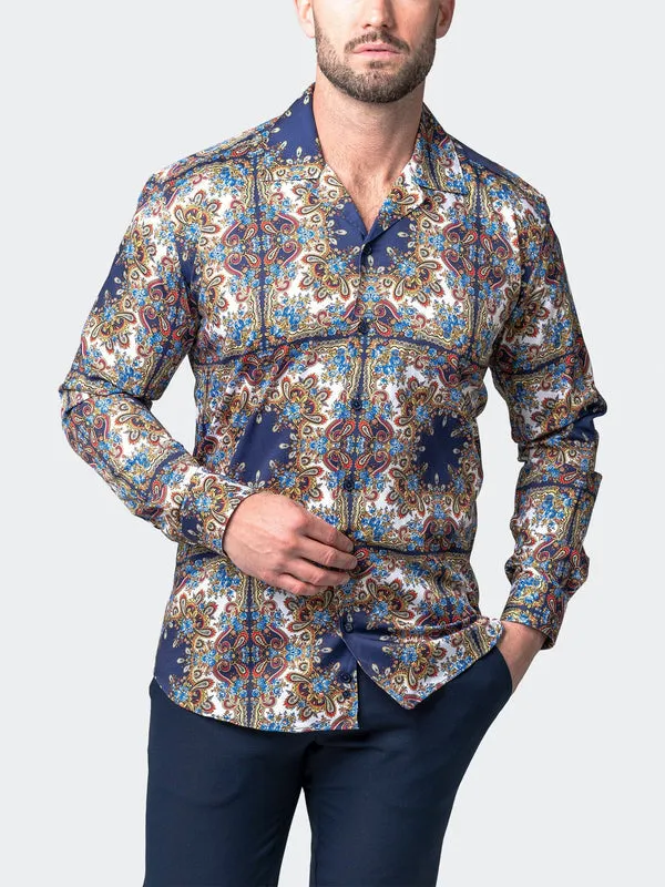 Maceoo Stretch Shirt | Archemedis Tye Multi