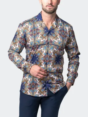 Maceoo Stretch Shirt | Archemedis Tye Multi